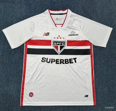 2627 So Paulo Home Soccer Jersey